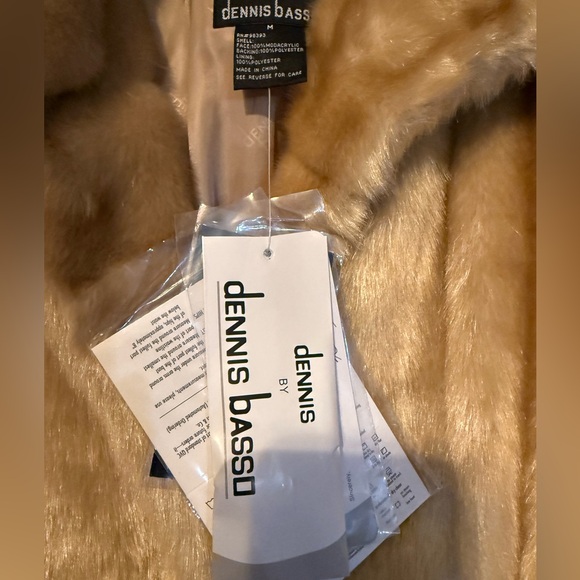 Faux Mink Fur Coat by Dennis Basso. NWT - Picture 5 of 6
